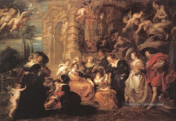Jardin de l’amour Baroque Peter Paul Rubens Peinture à l'huile